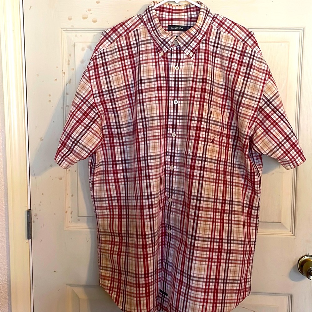 Nautica short sleeve shirt button down XXL